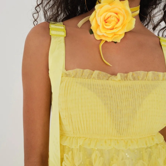 For Love and Lemons Emma Maxi Dress Size Small NWT - Picture 7 of 9